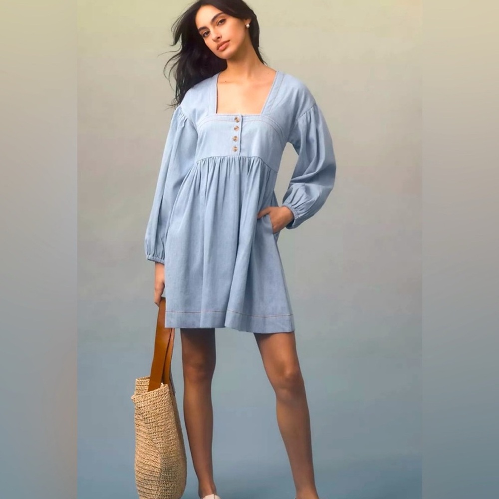 Anthropologie Jean dress